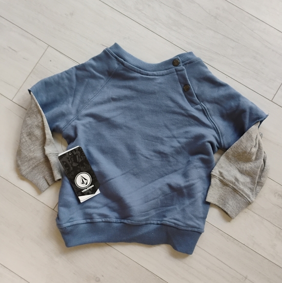 VOLCOM Baby NEW French Terry Sweatshirt & Sweatpants - Picture 5 of 13